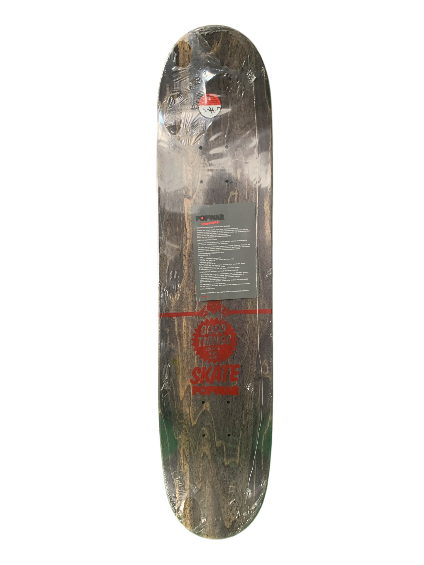 Popwar Chad TimTim Football Helmet Red 7.5" Classic Skateboard Deck