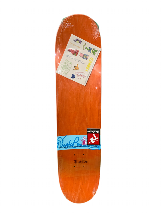 Krooked KRKD Skateboarding 7.6" Classic Skateboard Deck