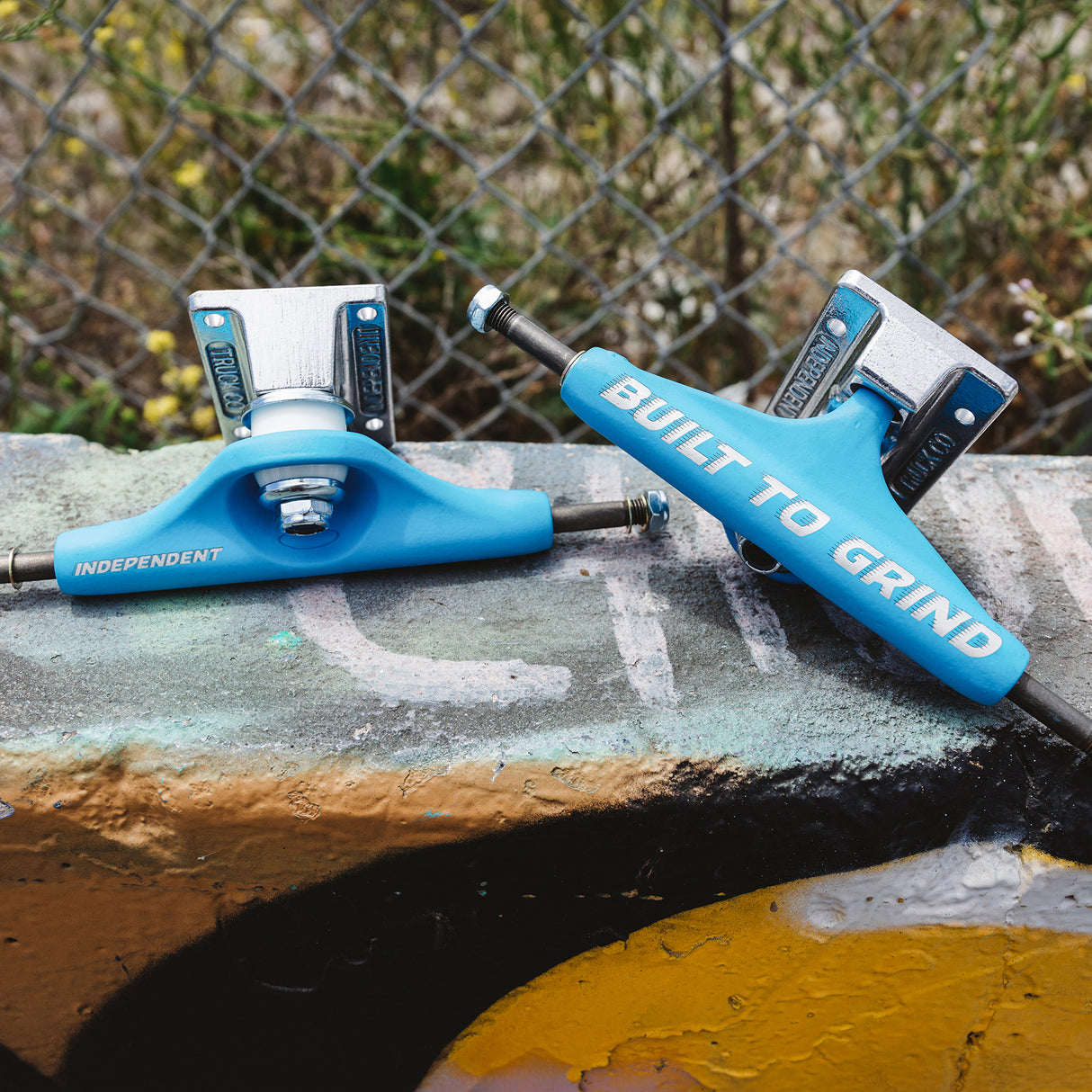 Independent Stage 11 BTG Speed Blue Silver Standard Trucks