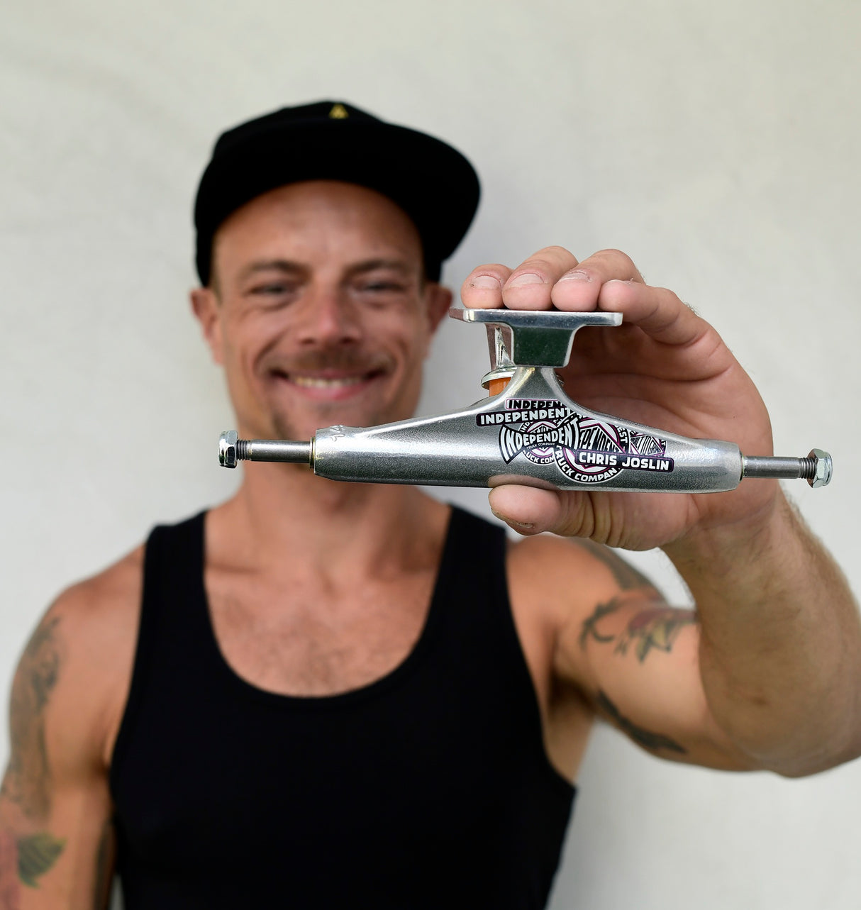 Independent Stage 11 Forged Titanium Chris Joslin Sticker Slap Pro Polished Silver Skateboard Trucks