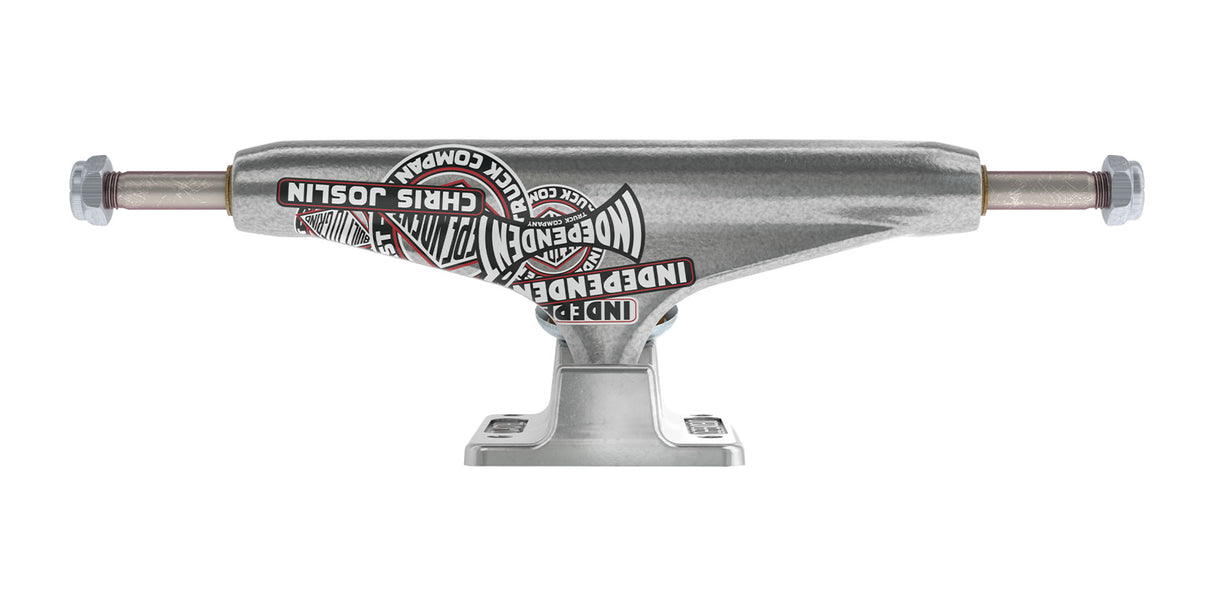 Independent Stage 11 Forged Titanium Chris Joslin Sticker Slap Pro Polished Silver Skateboard Trucks