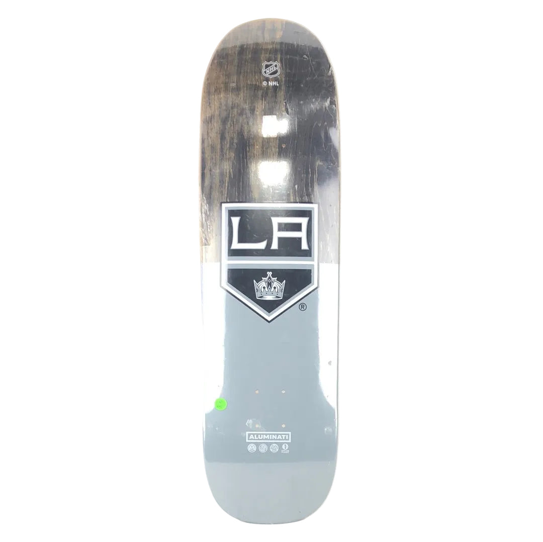 Aluminati X LA Kings Grey/Black 8.5'' Skateboard Deck