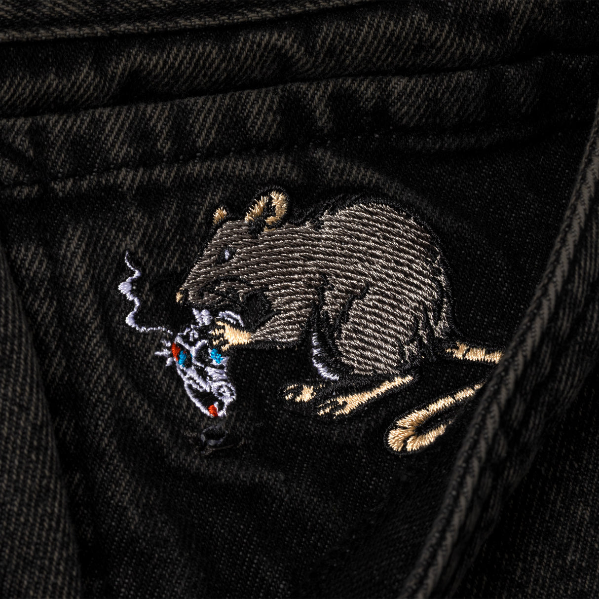 Real Street Cleaner Black Stone / Acid Wash Shorts