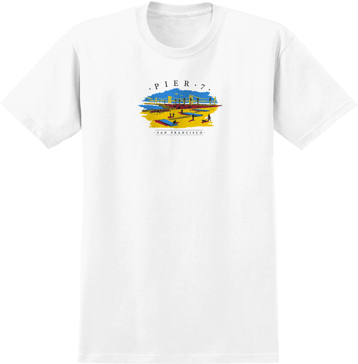 Real Pier 7 White S/s Shirt