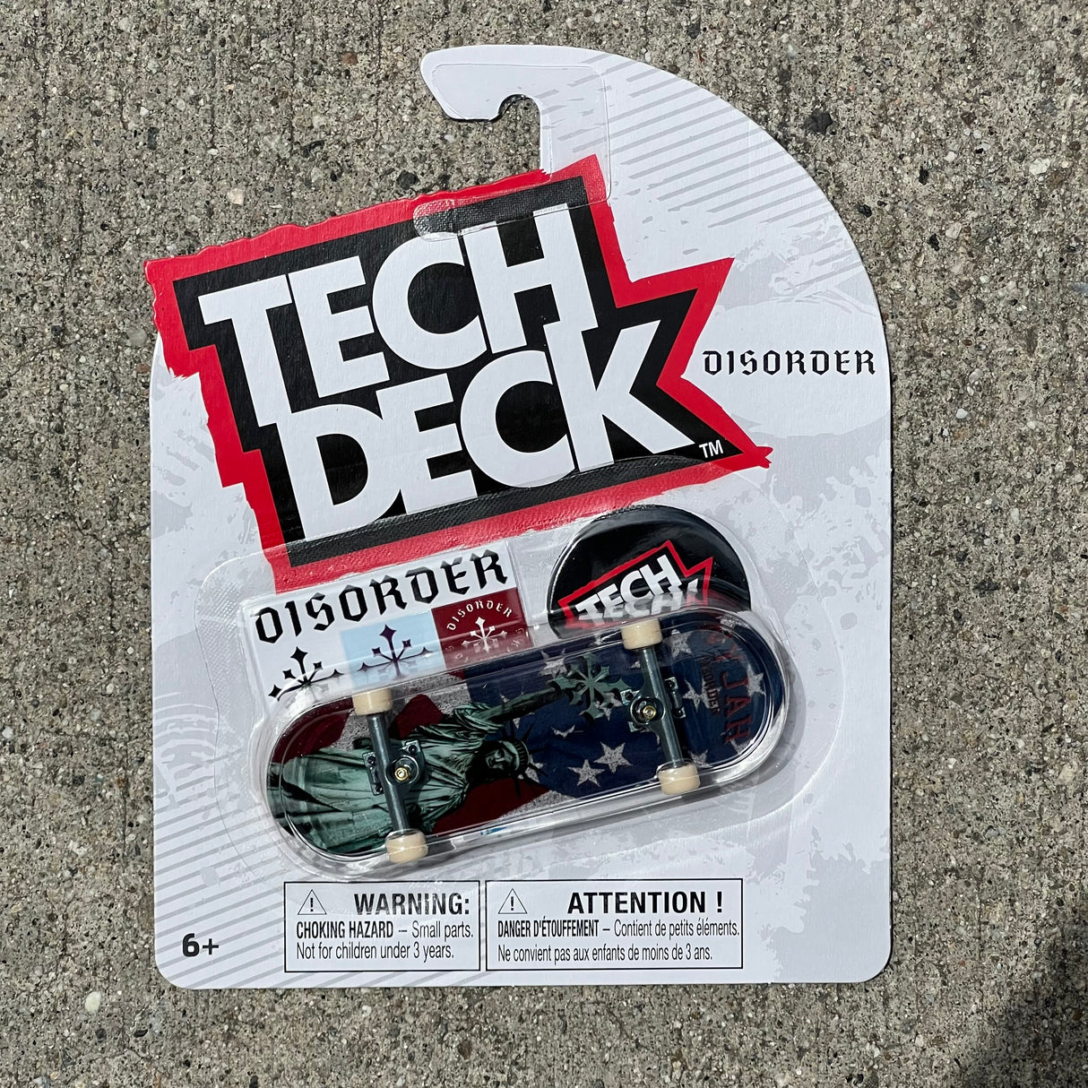 Tech Deck Disorder Nyjah Huston Liberty Fingerboard Complete