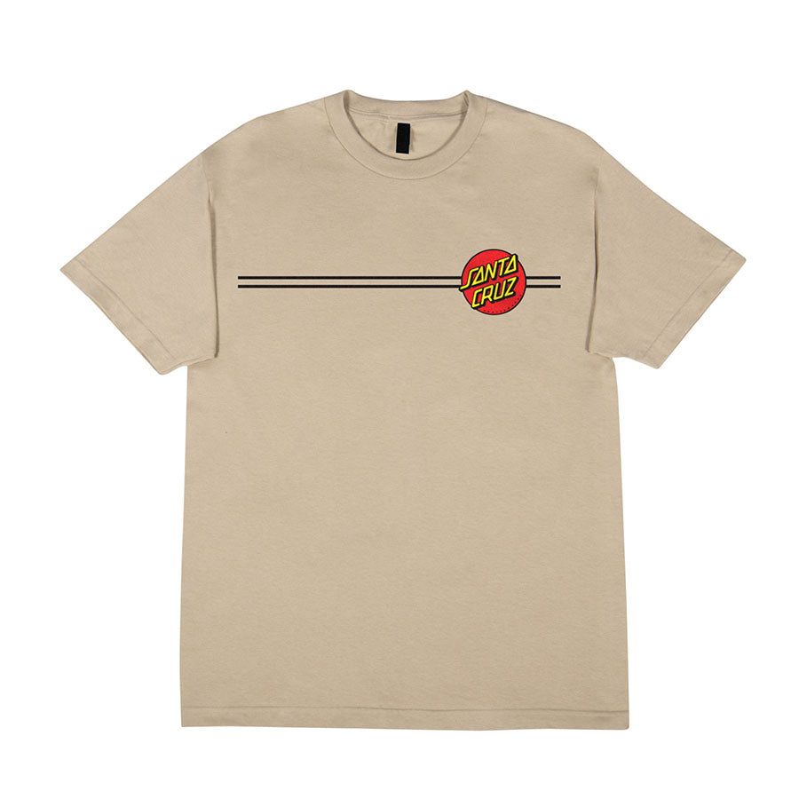 Santa Cruz Classic Dot Heavyweight Sand S/s Shirt