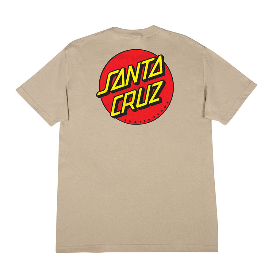 Santa Cruz Classic Dot Heavyweight Sand S/s Shirt