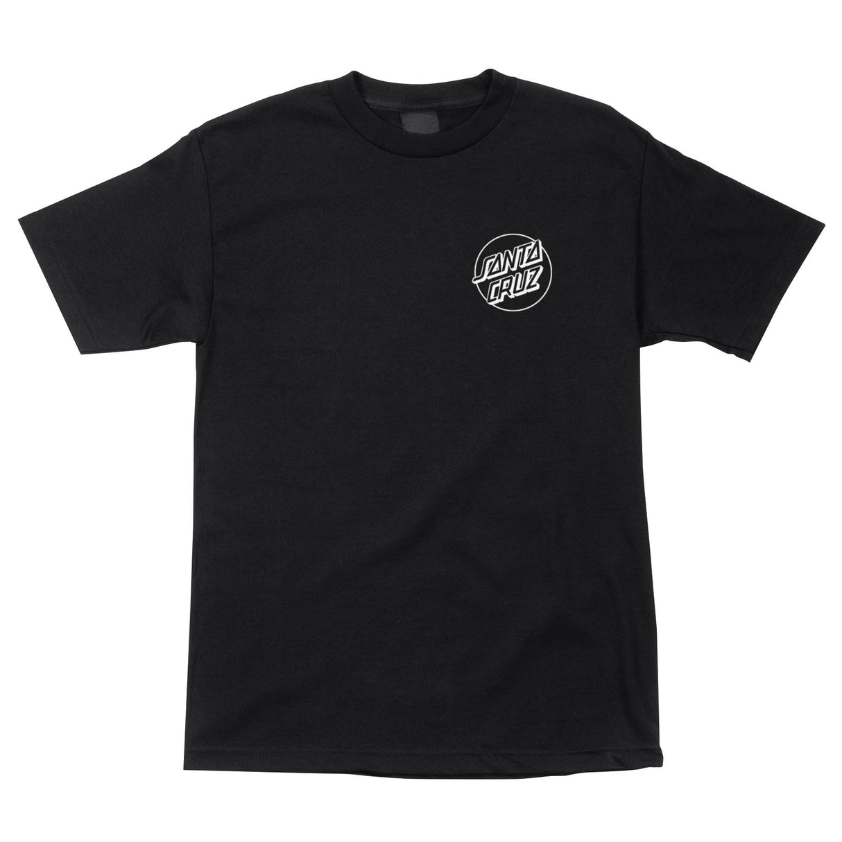 Santa Cruz Opus Dot S/S Heavyweight T-Shirt Black w/White