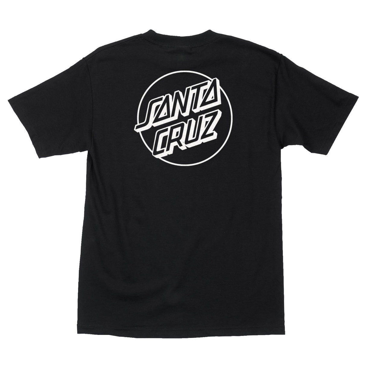 Santa Cruz Opus Dot S/S Heavyweight T-Shirt Black w/White