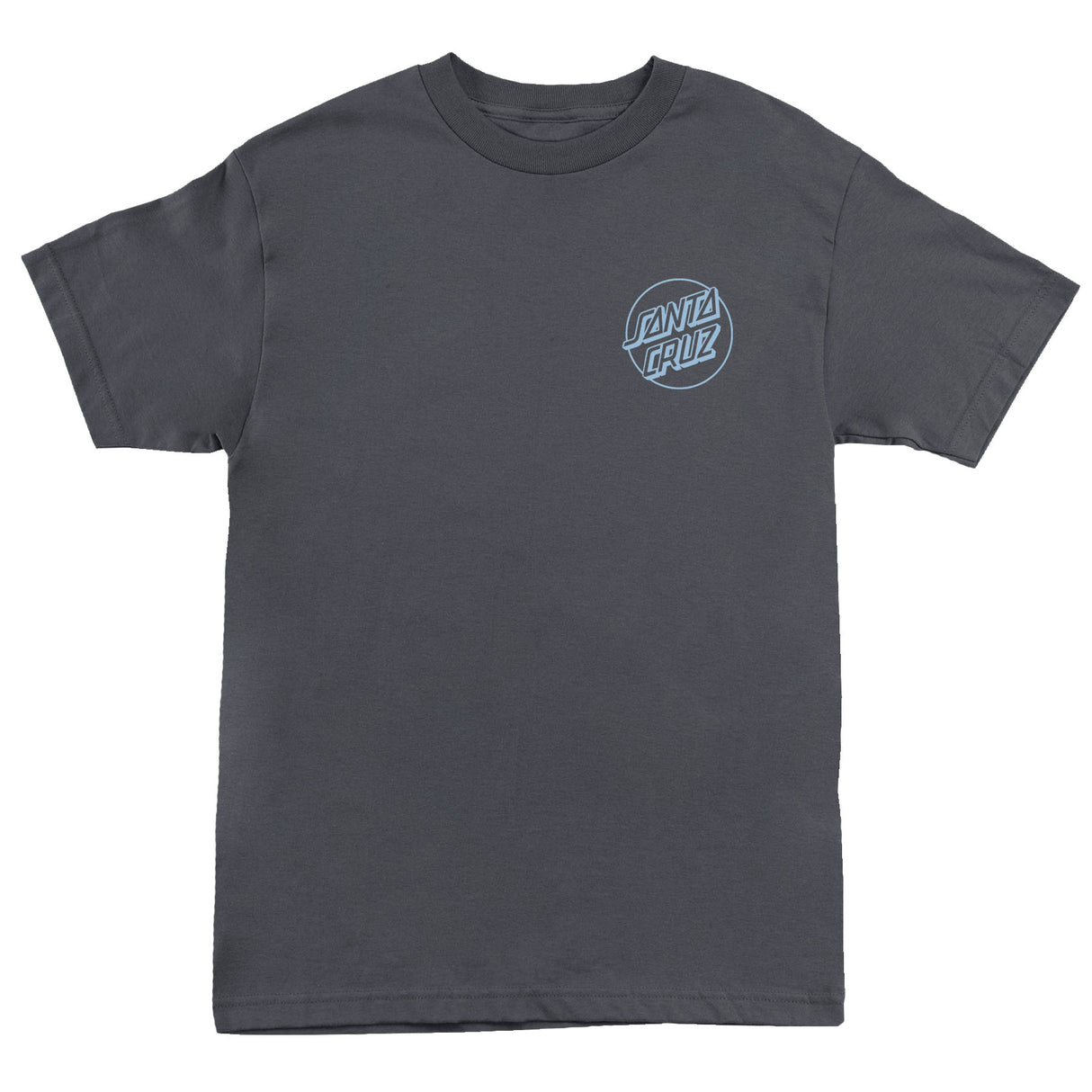Santa Cruz Opus Dot Charcoal Sky Blue S/s Shirt