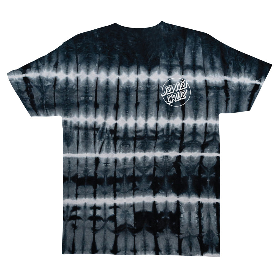Santa Cruz Opus Dot Midweight Black Shibori S/s Shirt
