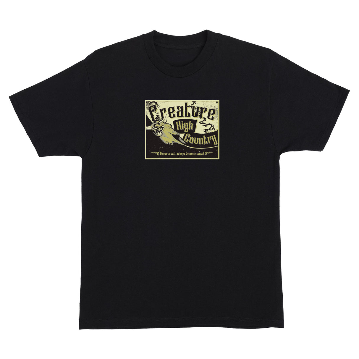 Creature High Country Black Heavyweight S/s Shirt