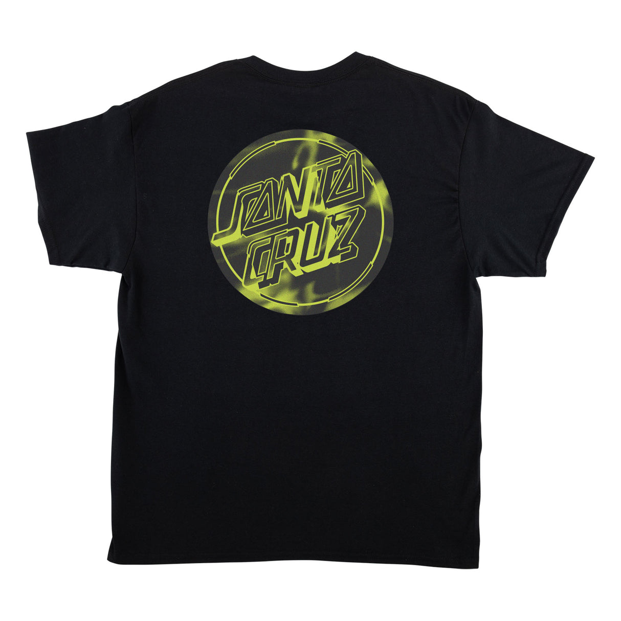 Santa Cruz Acid Cloud Dot Black S/s Shirt