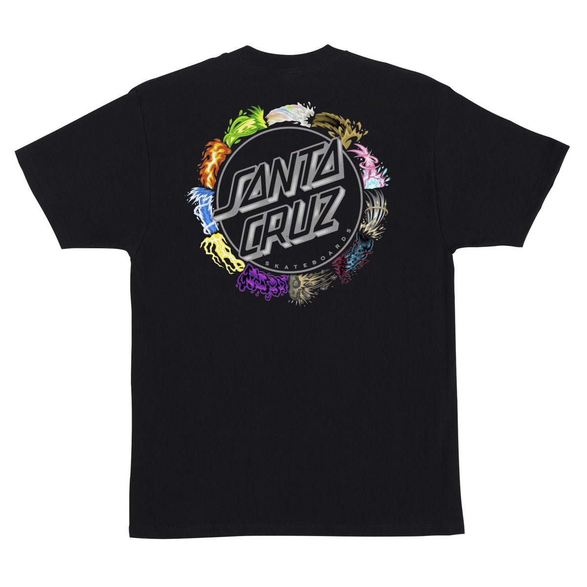 Santa Cruz x Pokémon Power Dot S/S Heavyweight T-Shirt Black