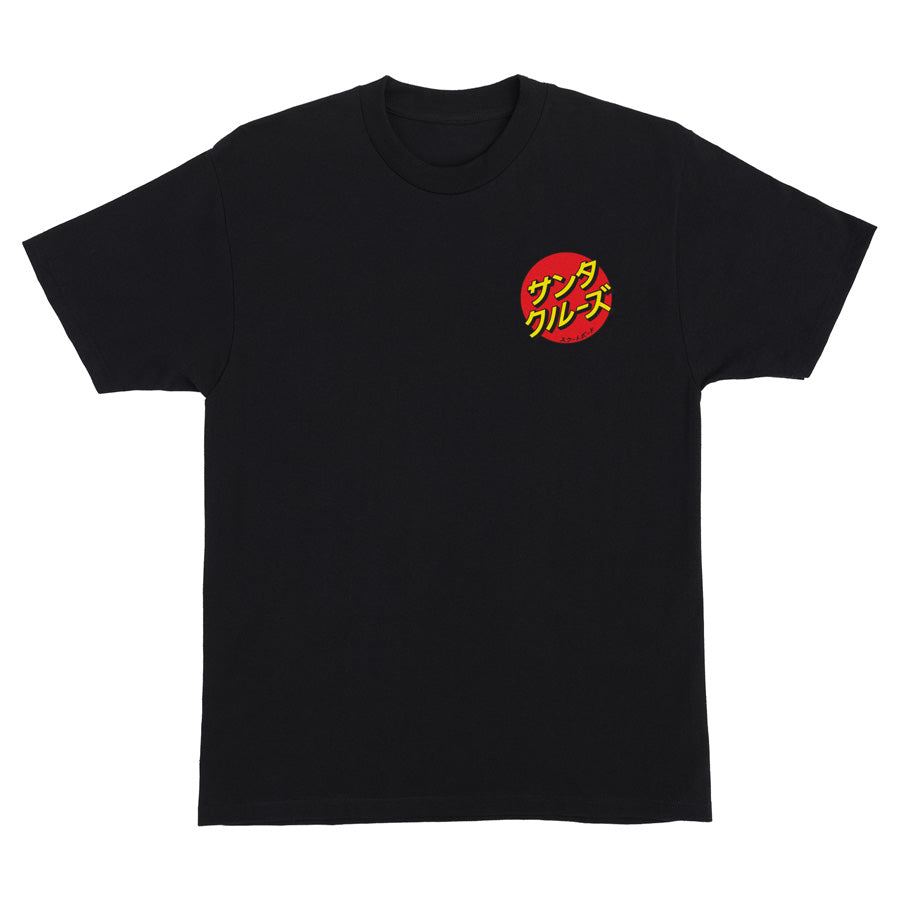 Santa Cruz Katakana Dot Heavyweight Black S/s Shirt