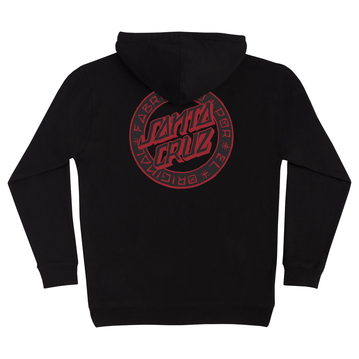 Santa Cruz Loco Dot P/O Hooded Midweight Sweatshirt Black