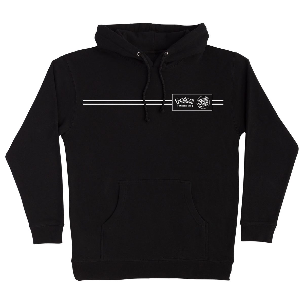 Santa Cruz x Pokémon Energy Dot P/O Hooded Midweight Sweatshirt Black
