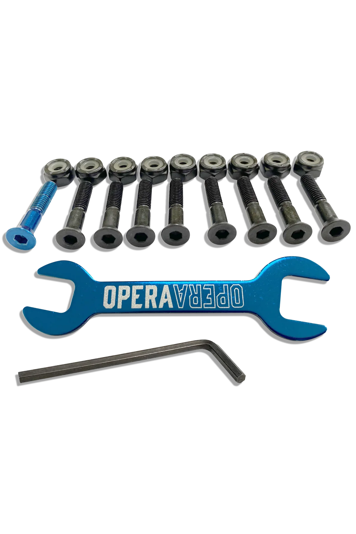 Opera Black/Blue 1" Allen Hardware