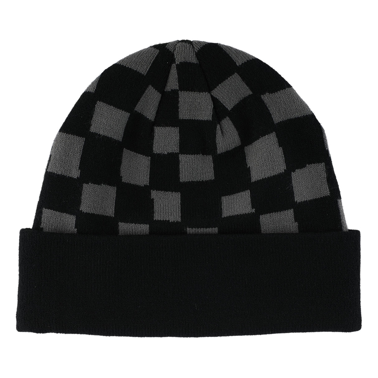 Santa Cruz Screaming Hand Black Checker Long Shoreman Beanie