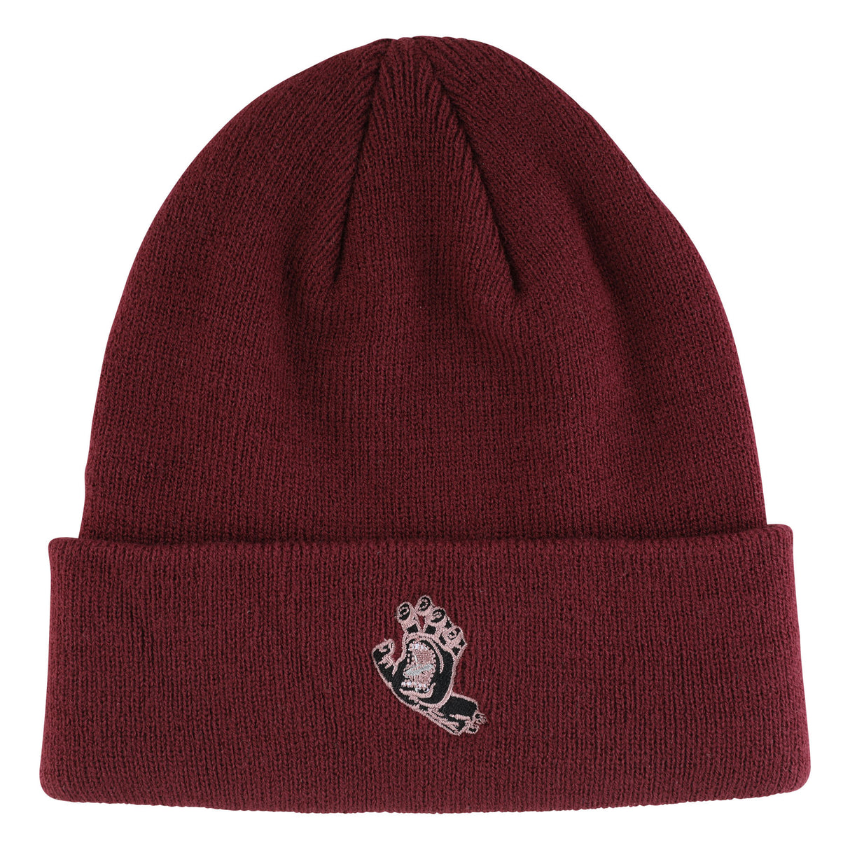 Santa Cruz Screaming Hand Black Rose Long Shoreman Beanie