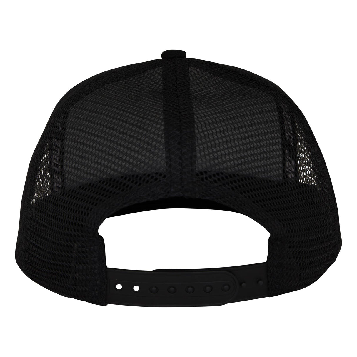 Santa Cruz Embroidered Black Mesh Trucker Snapback Hat