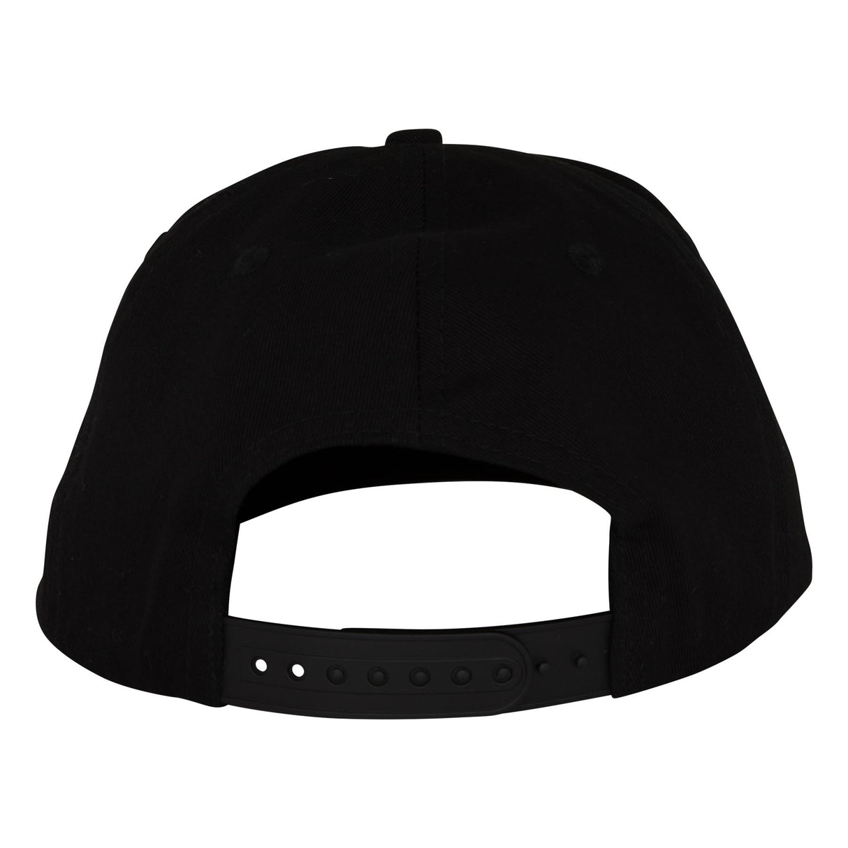 Santa Cruz Label Black Snapback Hat