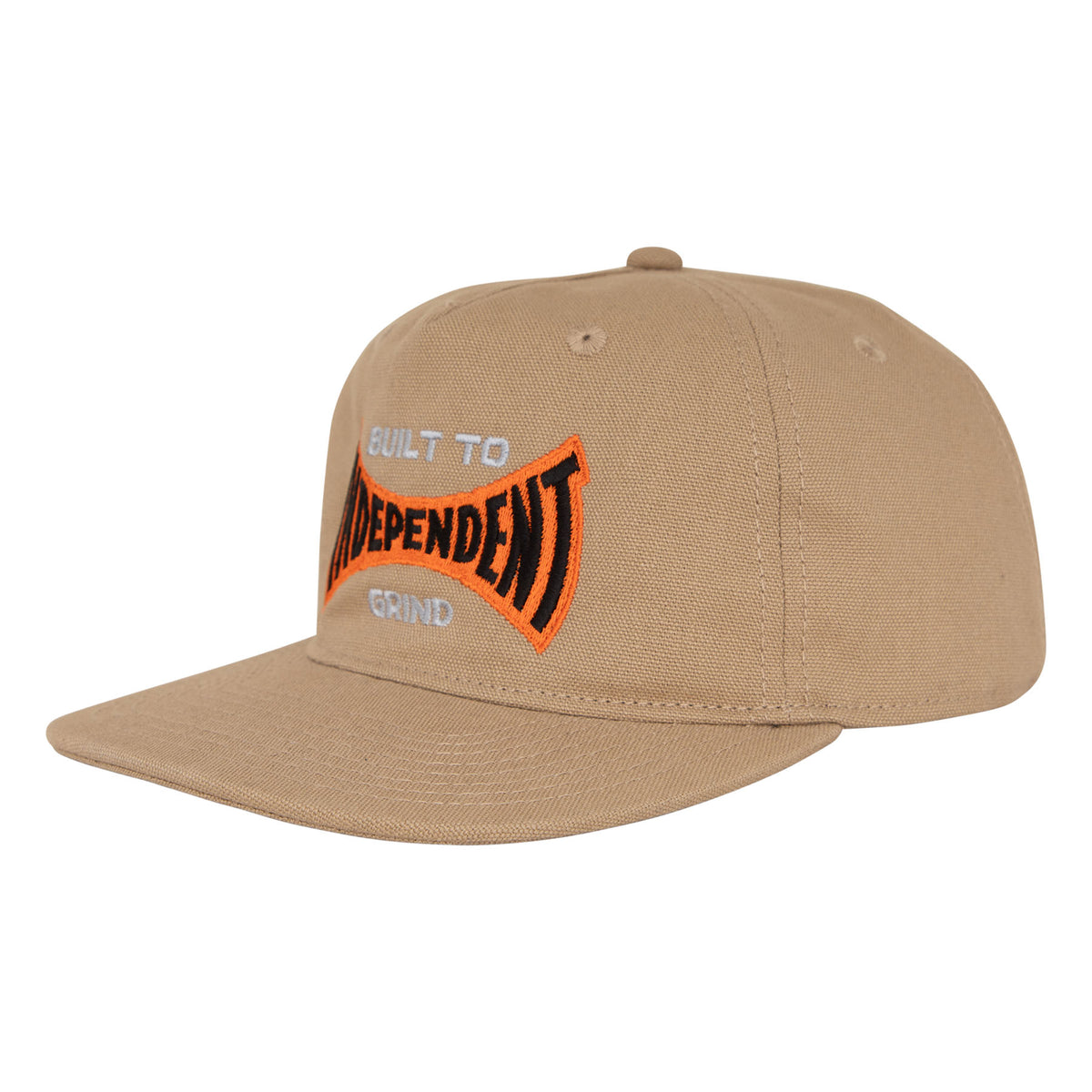 Independent Built To Grind Span Snapback Unstructured Hat Khaki