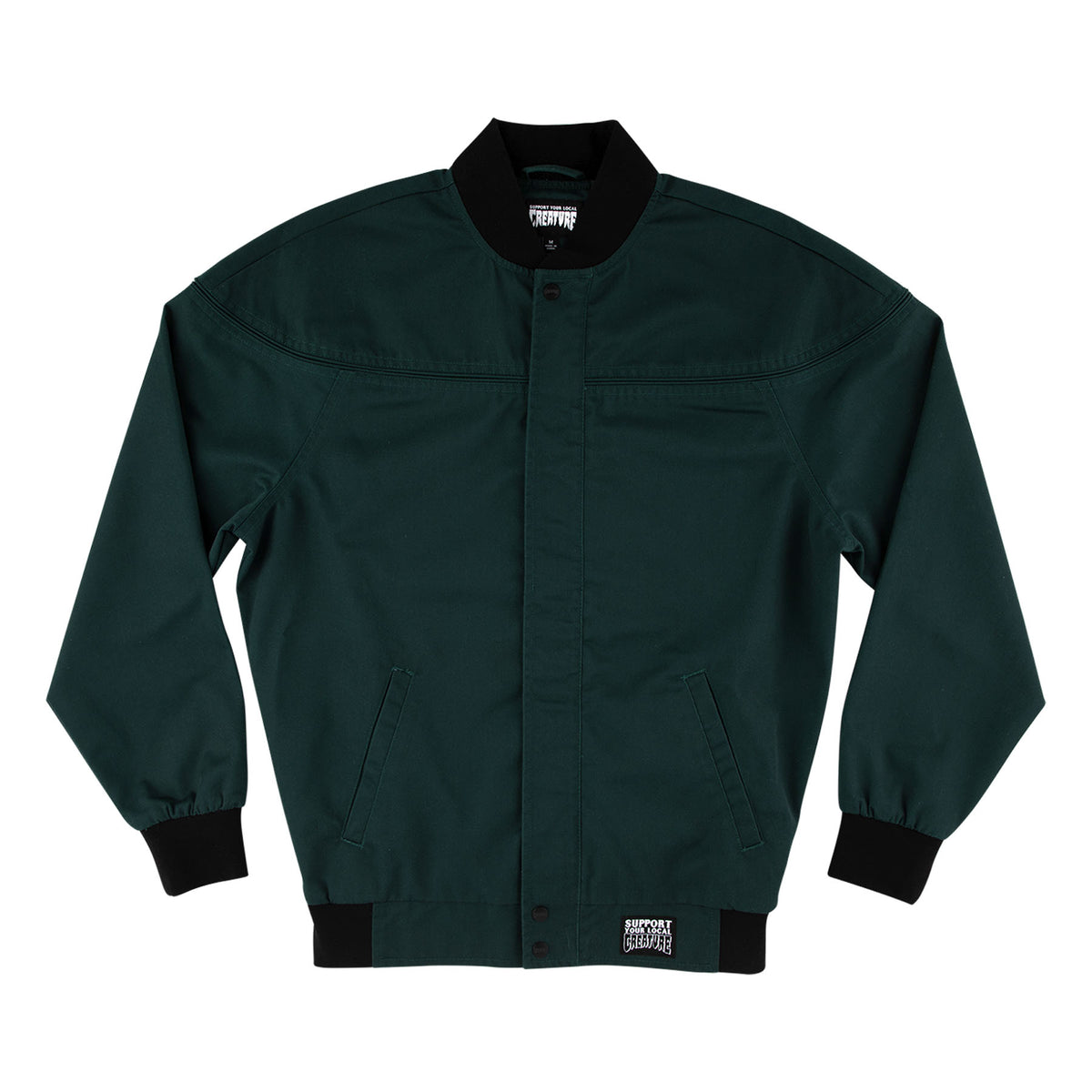 Creature Hesher Lightweight Bomber L/s Jacket Hunter Green