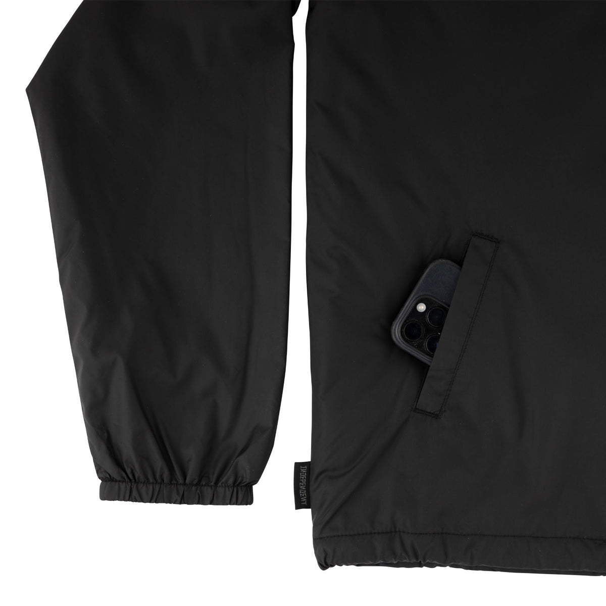 Independent Dressen Skull Rose Hooded Windbreaker L/s Jacket Black