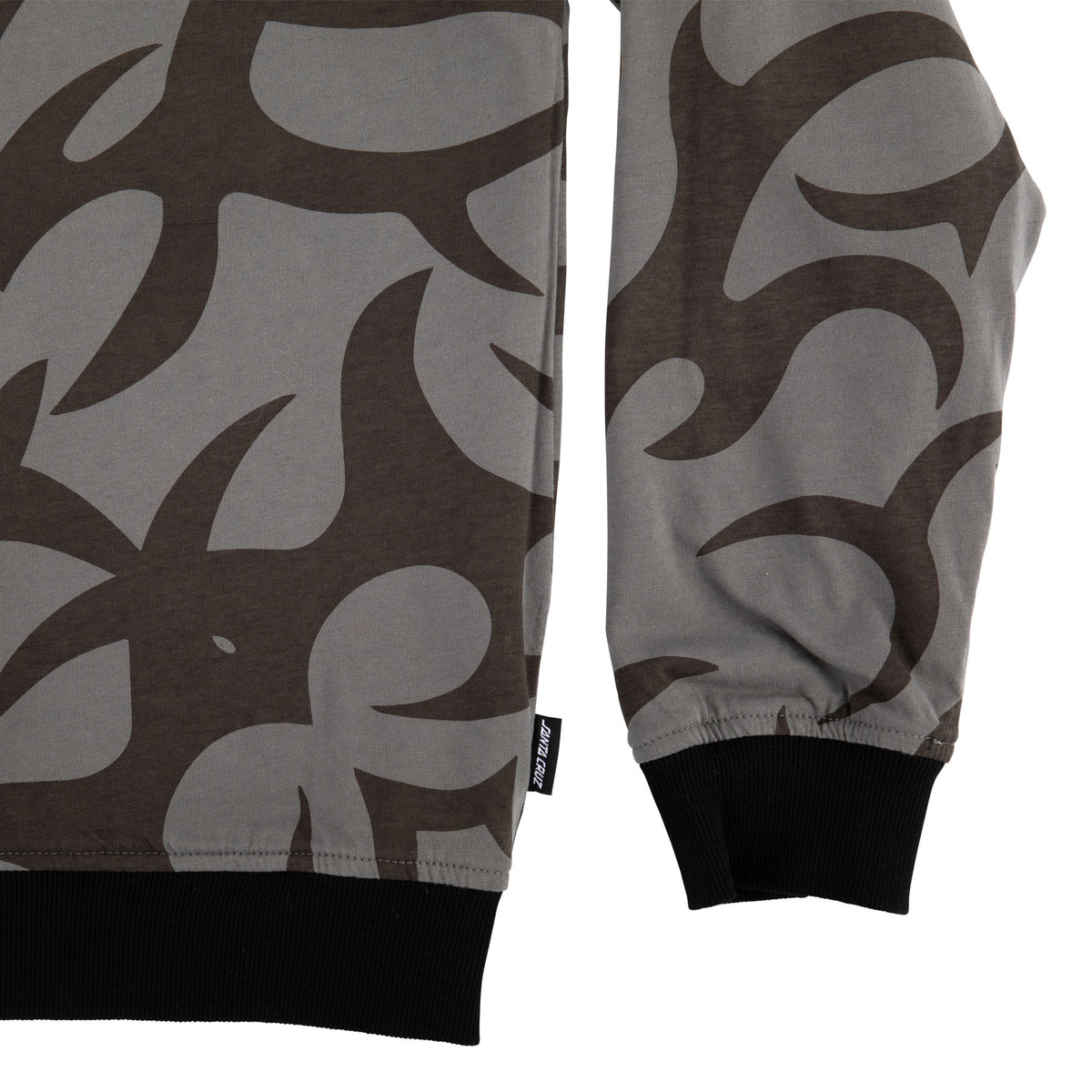 Santa Cruz Dressen Tribal Arch Reversible Zip Hooded Jacket Black