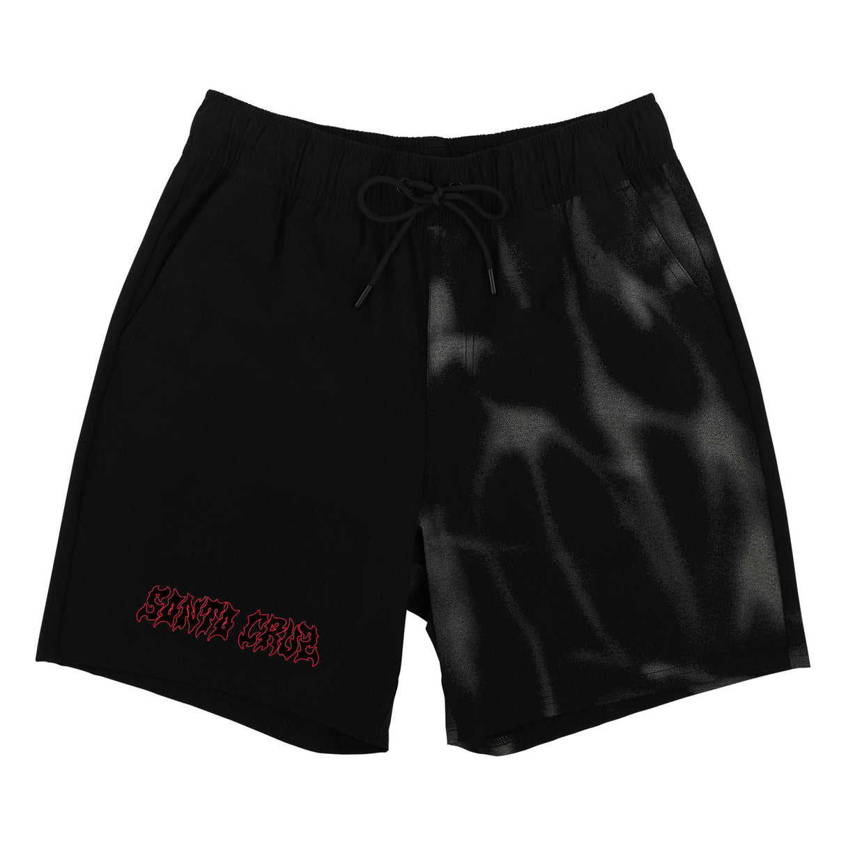 Santa Cruz TTE Messenger Elastic Waist Black Haze Boardshorts