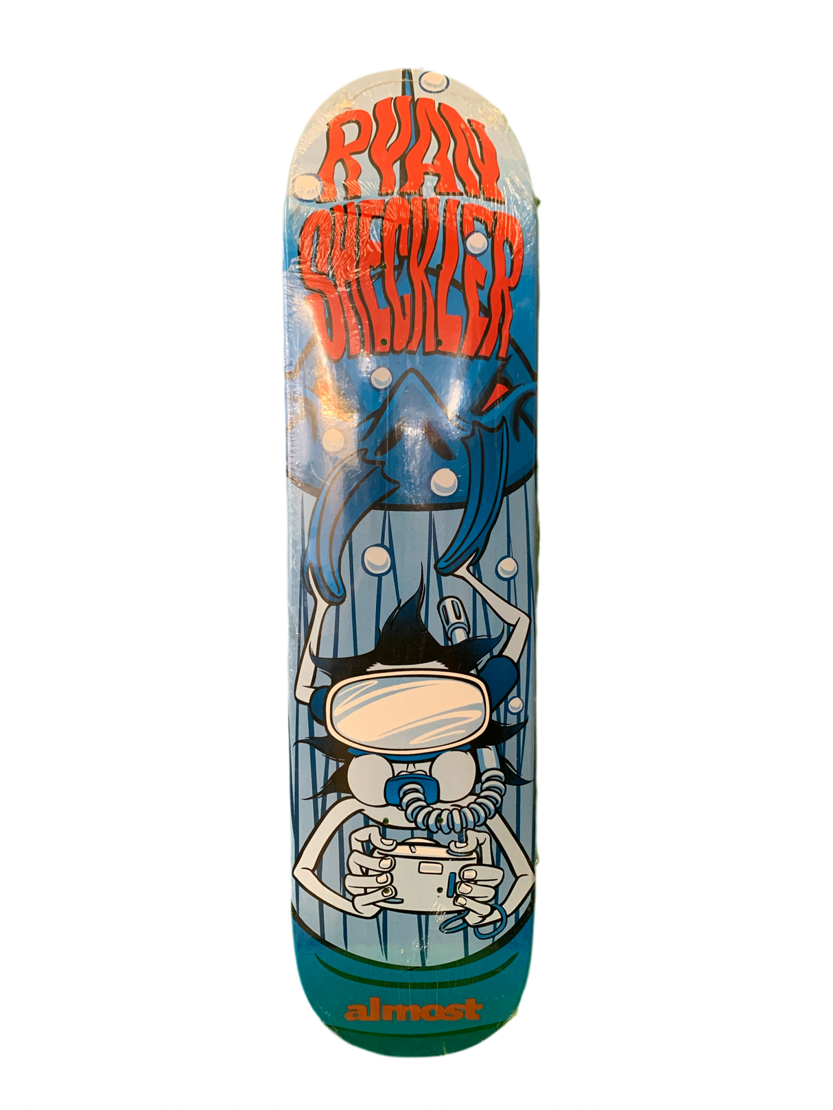 Almost Ryan Sheckler Scuba NOS Sample 7.5" Classic Skateboard Deck