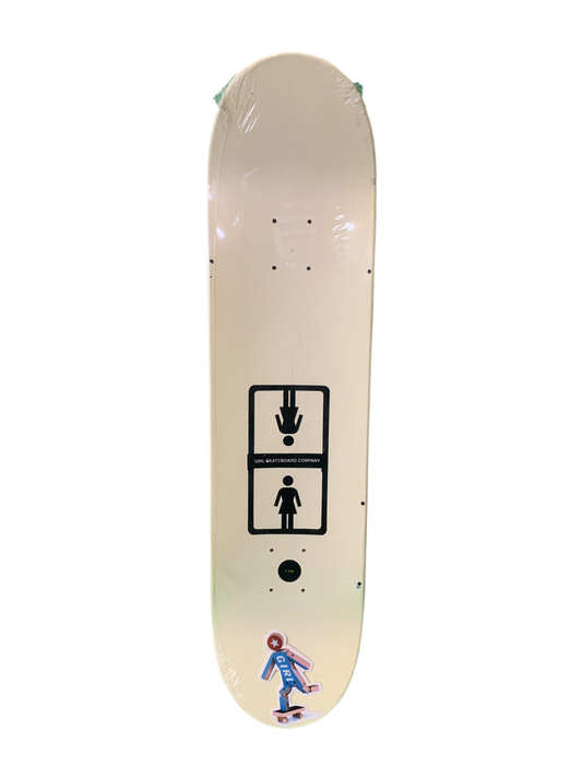 Girl Brandon Biebel Mirror 7.9" Classic Skateboard Deck