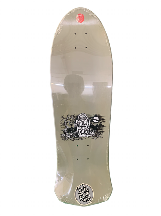 Santa Cruz Salba Witch Doctor Dust to Dust Black/Grey 9.5" 2007 Reissue Classic Skateboard Deck