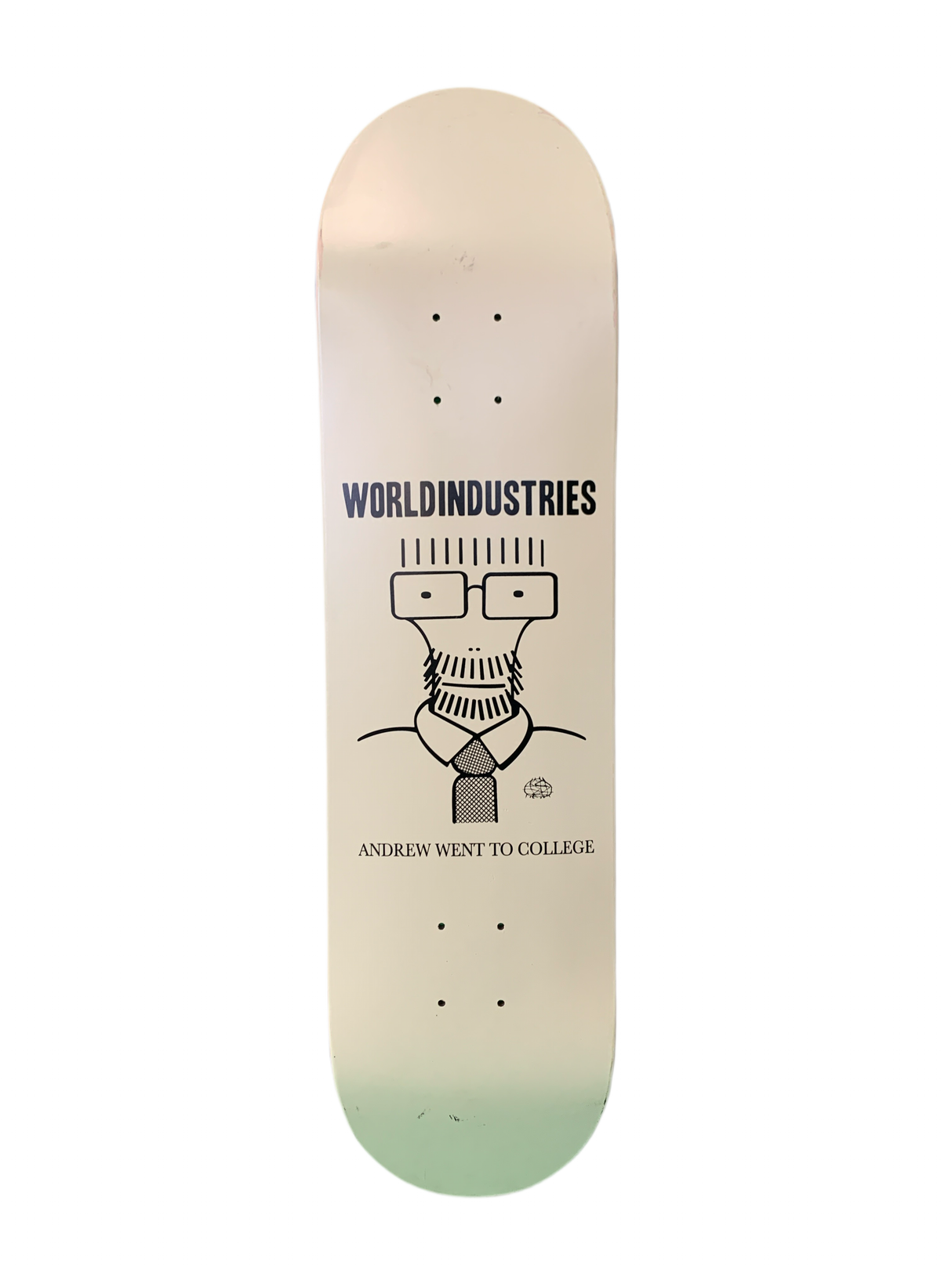 World Industries Andrew Goes To College 8" Classic Skateboard Deck