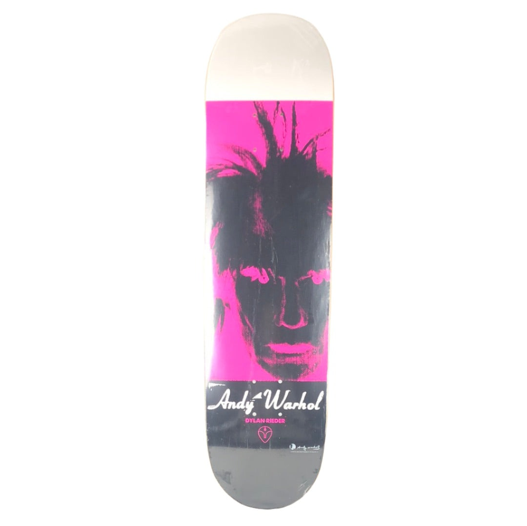 Alien Workshop Dylan Rieder Andy Warhol Black Pink White 8" Skateboard Deck