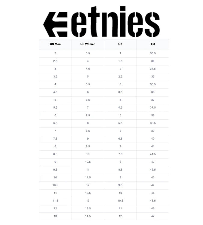 Etnies Kingpin 2K Black Black Black Shoes