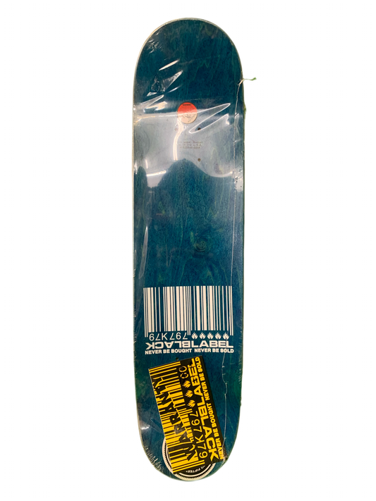 Black Label Top Shelf Red/Black 8.1" Classic Skateboard Deck