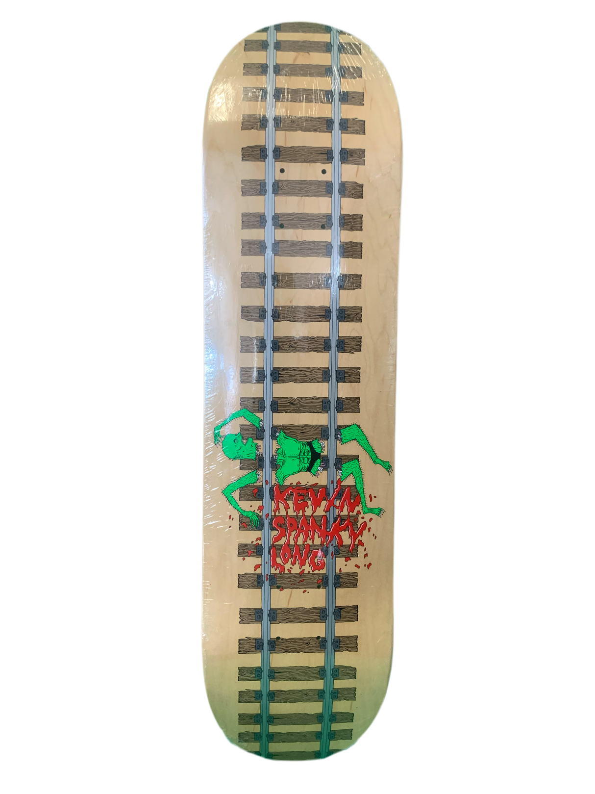 Baker Kevin "Spanky" Long Train Tracks Neckface 7.9" Classic Skateboard Deck