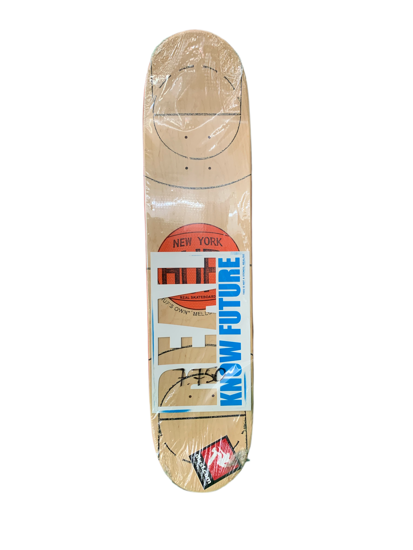 Real Skateboards Huf New York HUFS Basketball 2002 7.75" Classic Skateboard Deck