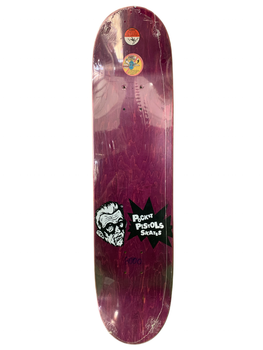 Pocket Pistols Jake Phelps Ask The Phelper 8" Classic Skateboard Deck