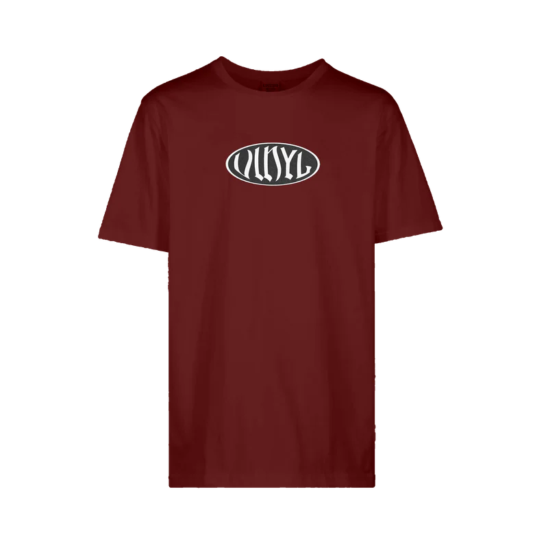 Vinyl Oval Burgundy S/s Shirt