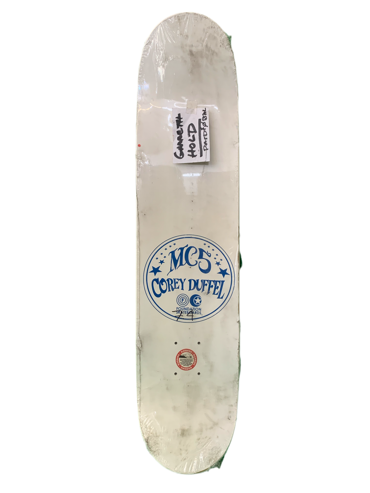 Foundation Corey Duffel MC5 Red/White/Blue 7.4" Classic Skateboard Deck