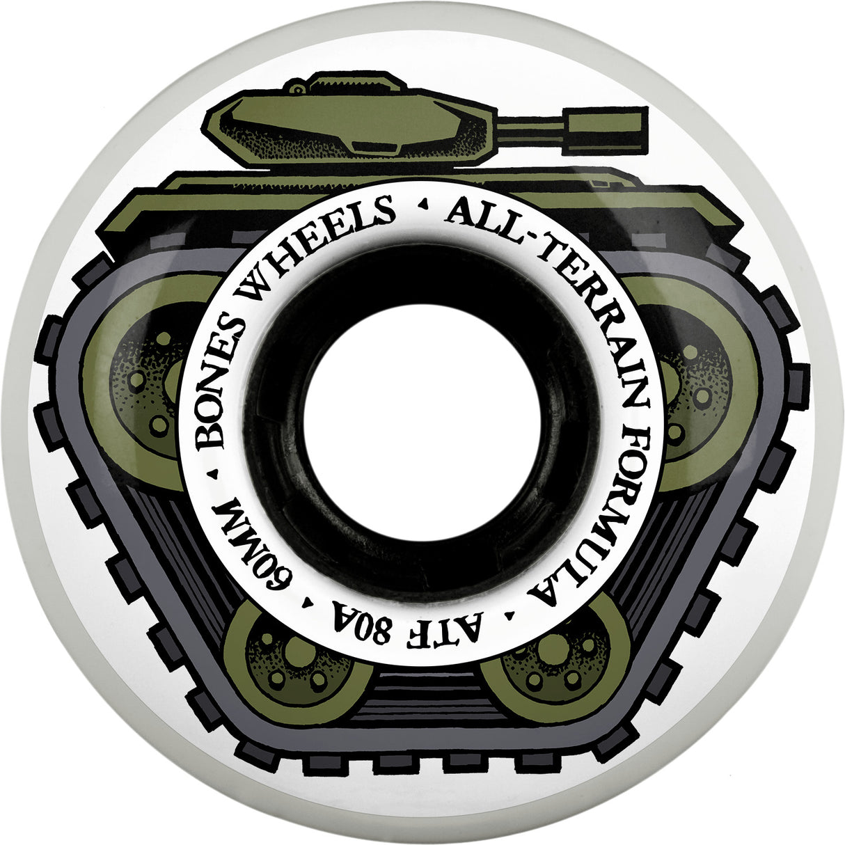 Bones ATF All Tank Filmers 80a 60mm Cruiser Skateboard Wheels