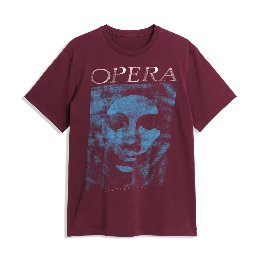 Opera Mask Vintage Sport Dark Maroon Premium S/s Shirt
