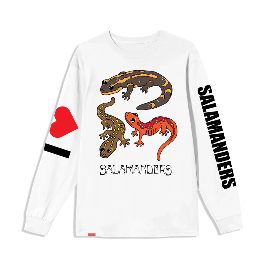 Jacuzzi Salamander White Premium L/S Shirt