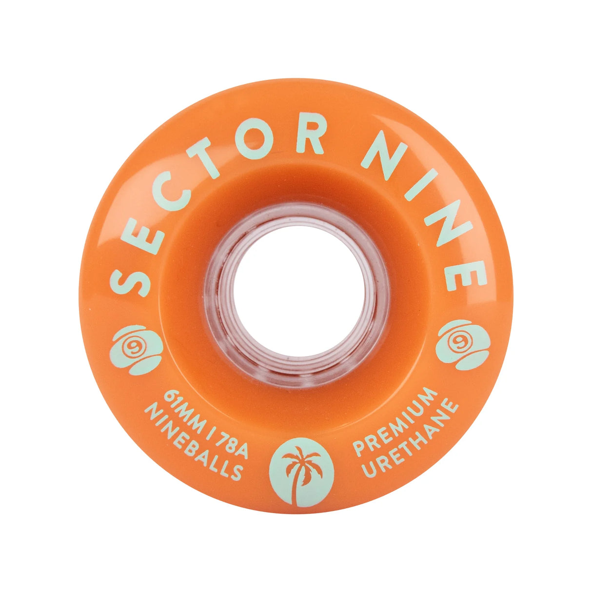 Sector Nine Nineballs Creamsicle 61mm 78a Cruiser Skateboard Wheels