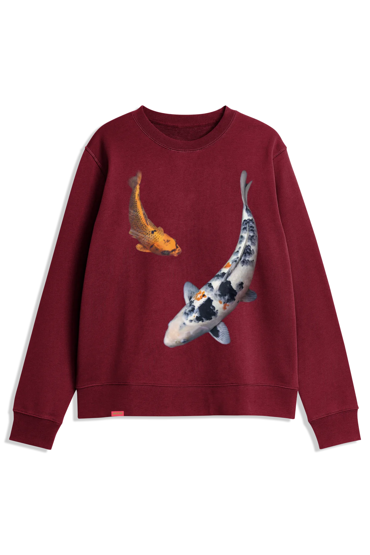 Jacuzzi Koi Maroon Crewneck Sweatshirt