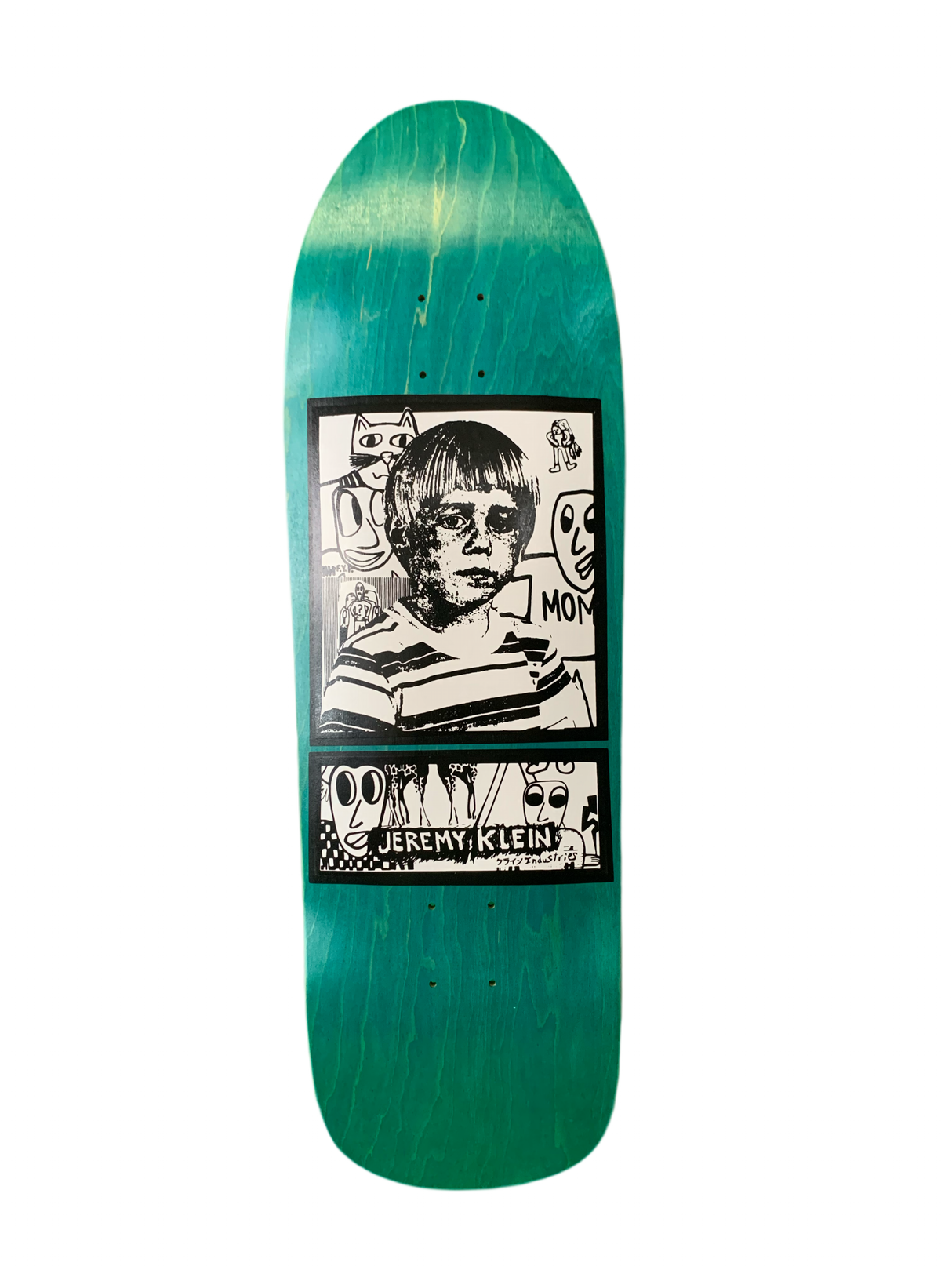 JK Industries Jeremy Klein Portrait 9.75" Shaped Classic Skateboard Deck