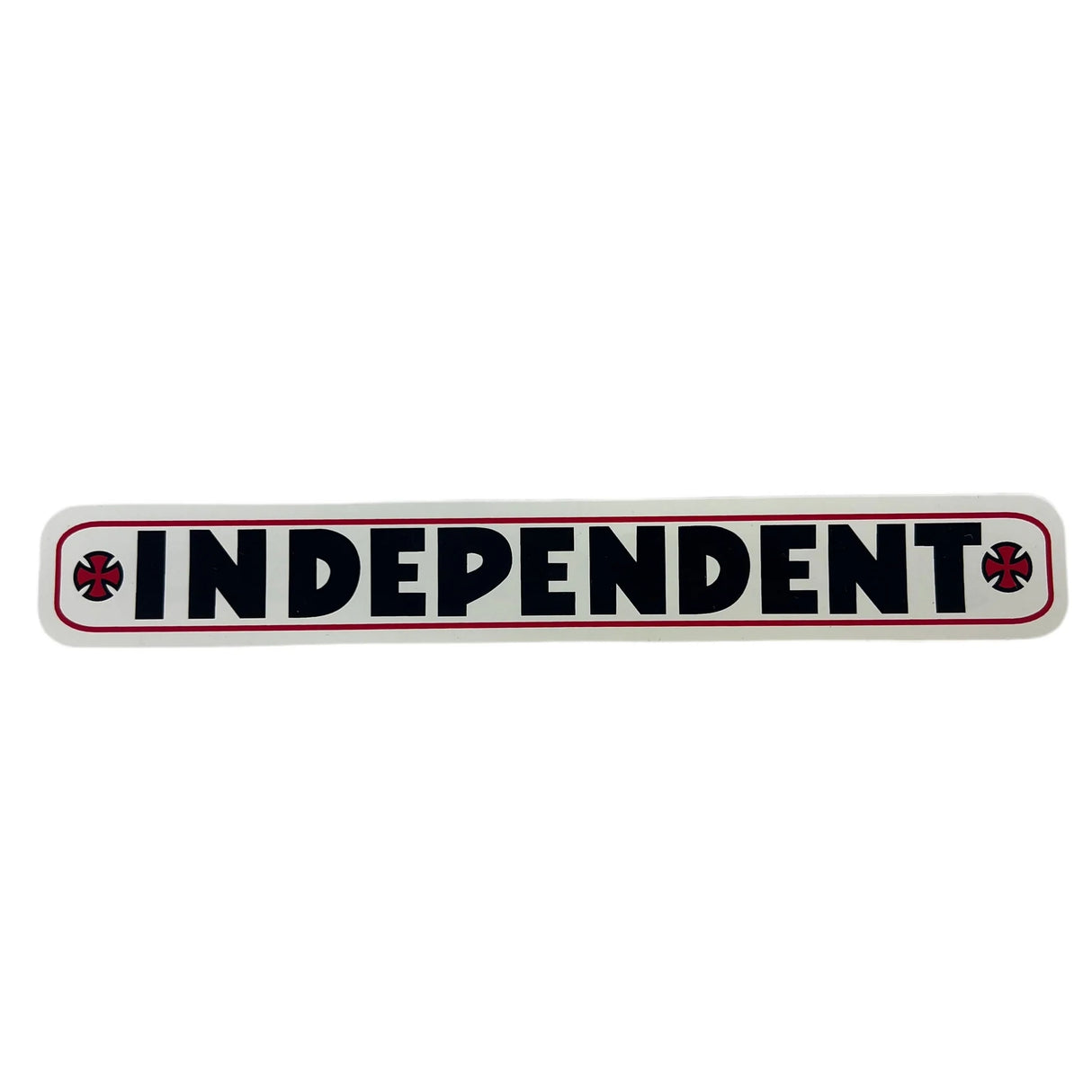 Independent Truck Co Bar Logo Iron Cross 4" Sticker
